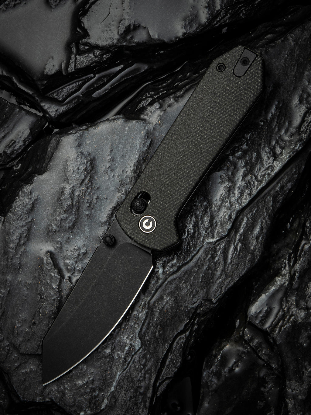 CIVIVI Yonder — Dark Green Canvas Micarta