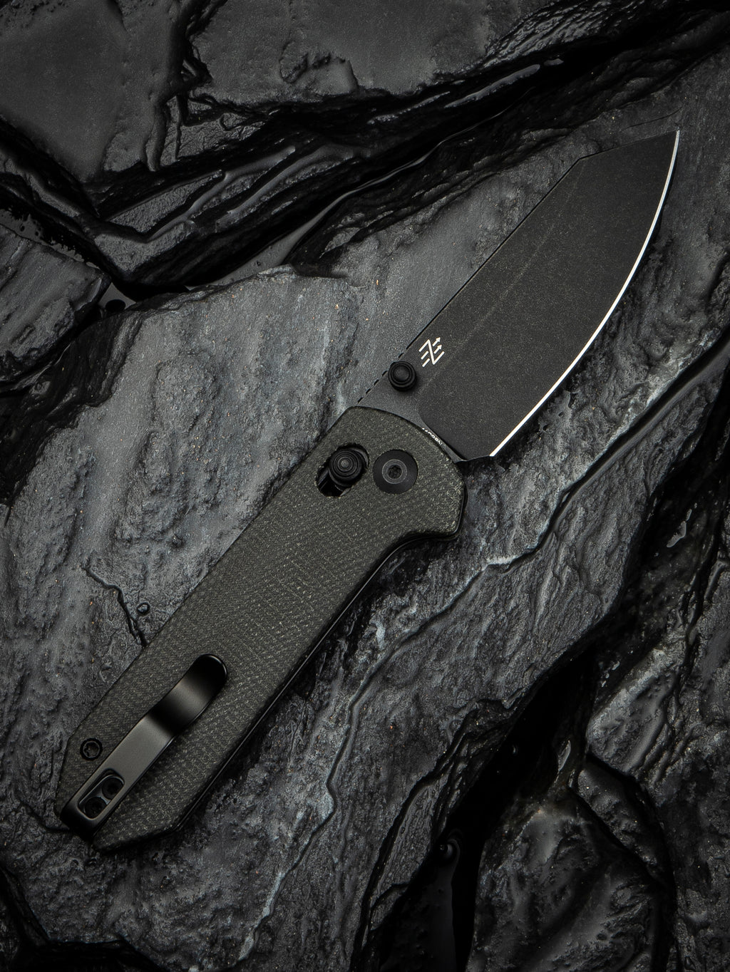 CIVIVI Yonder — Dark Green Canvas Micarta