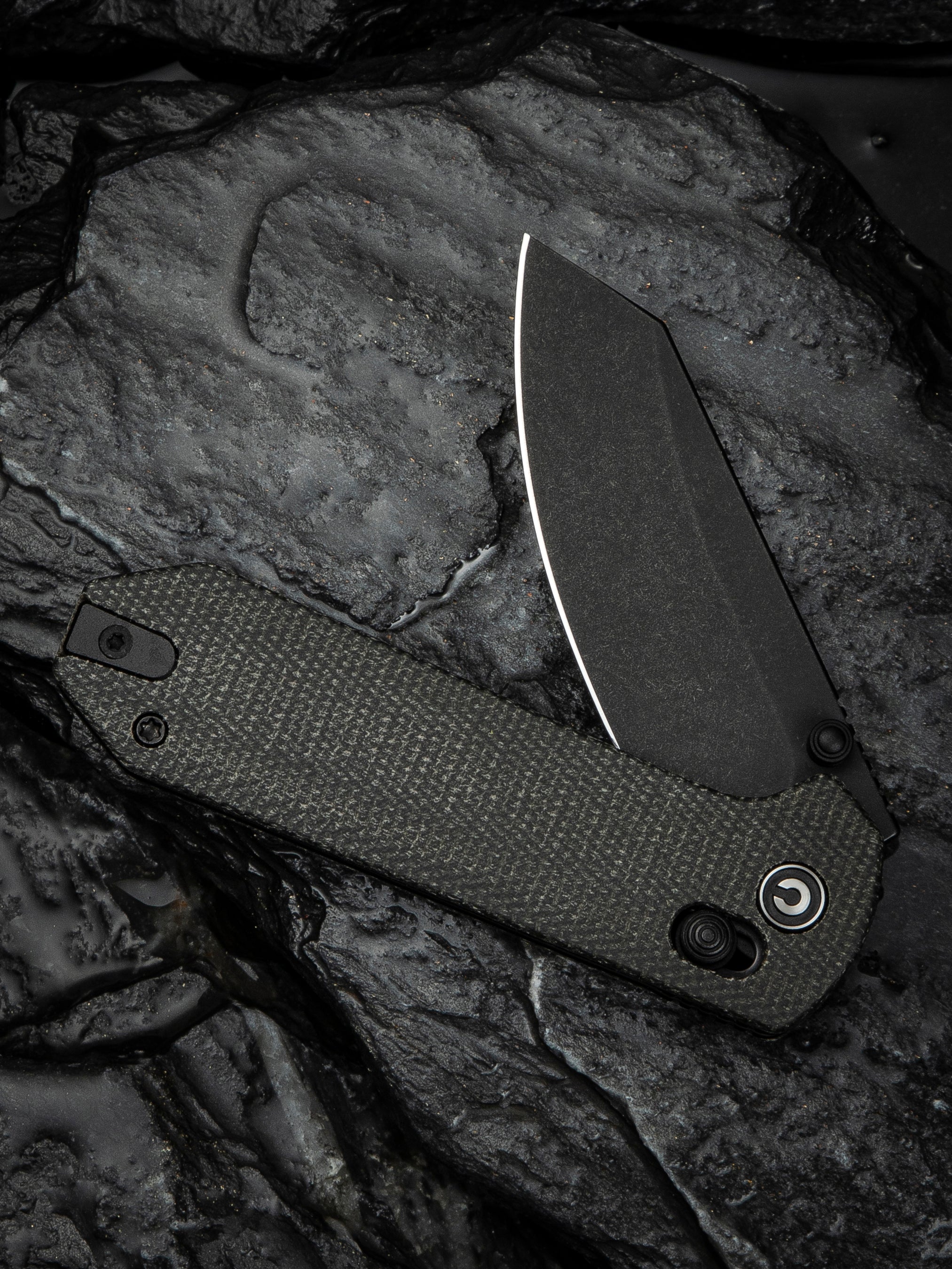CIVIVI Yonder — Dark Green Canvas Micarta