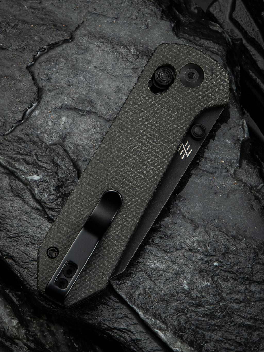CIVIVI Yonder — Dark Green Canvas Micarta