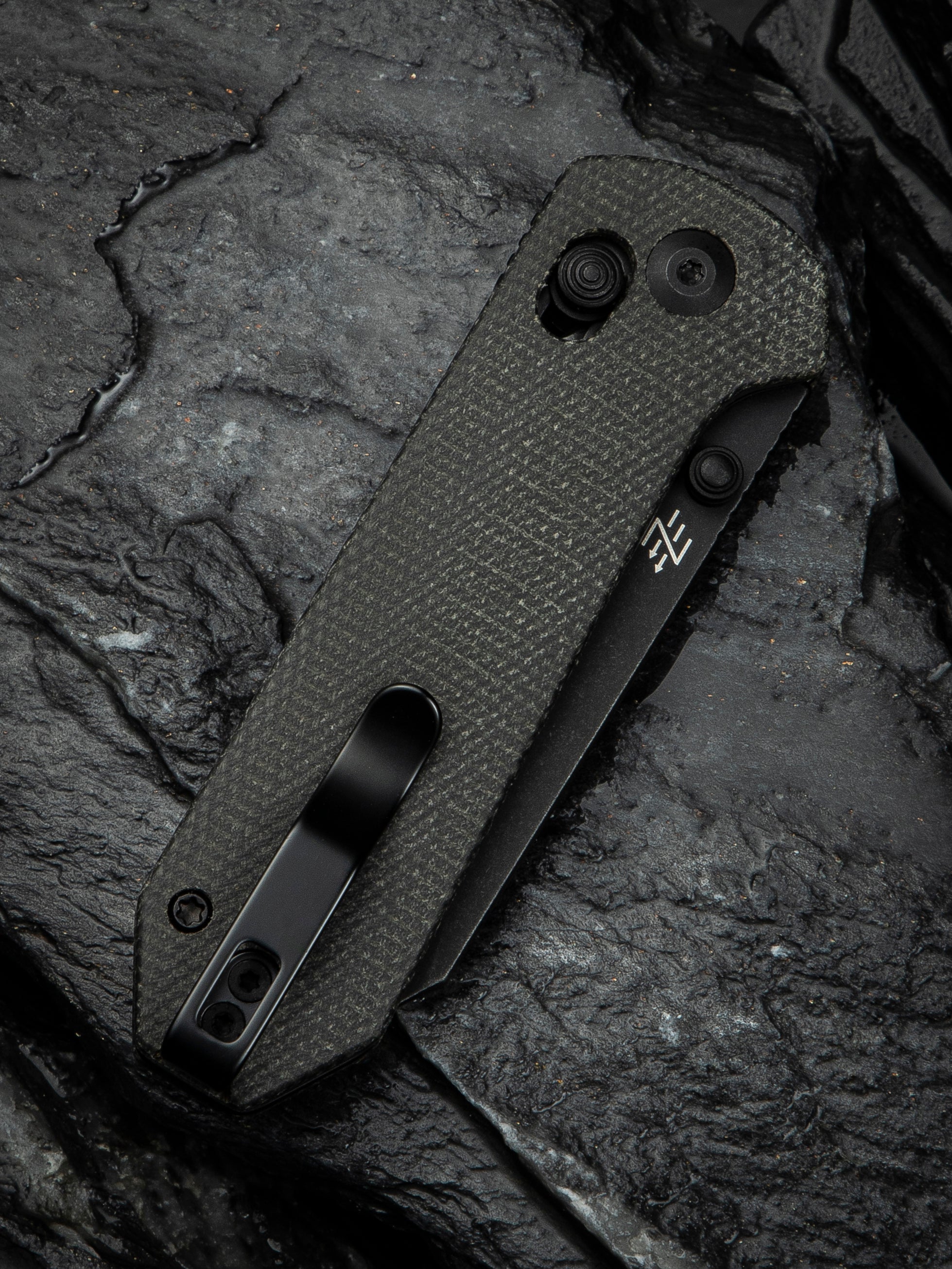 CIVIVI Yonder — Dark Green Canvas Micarta