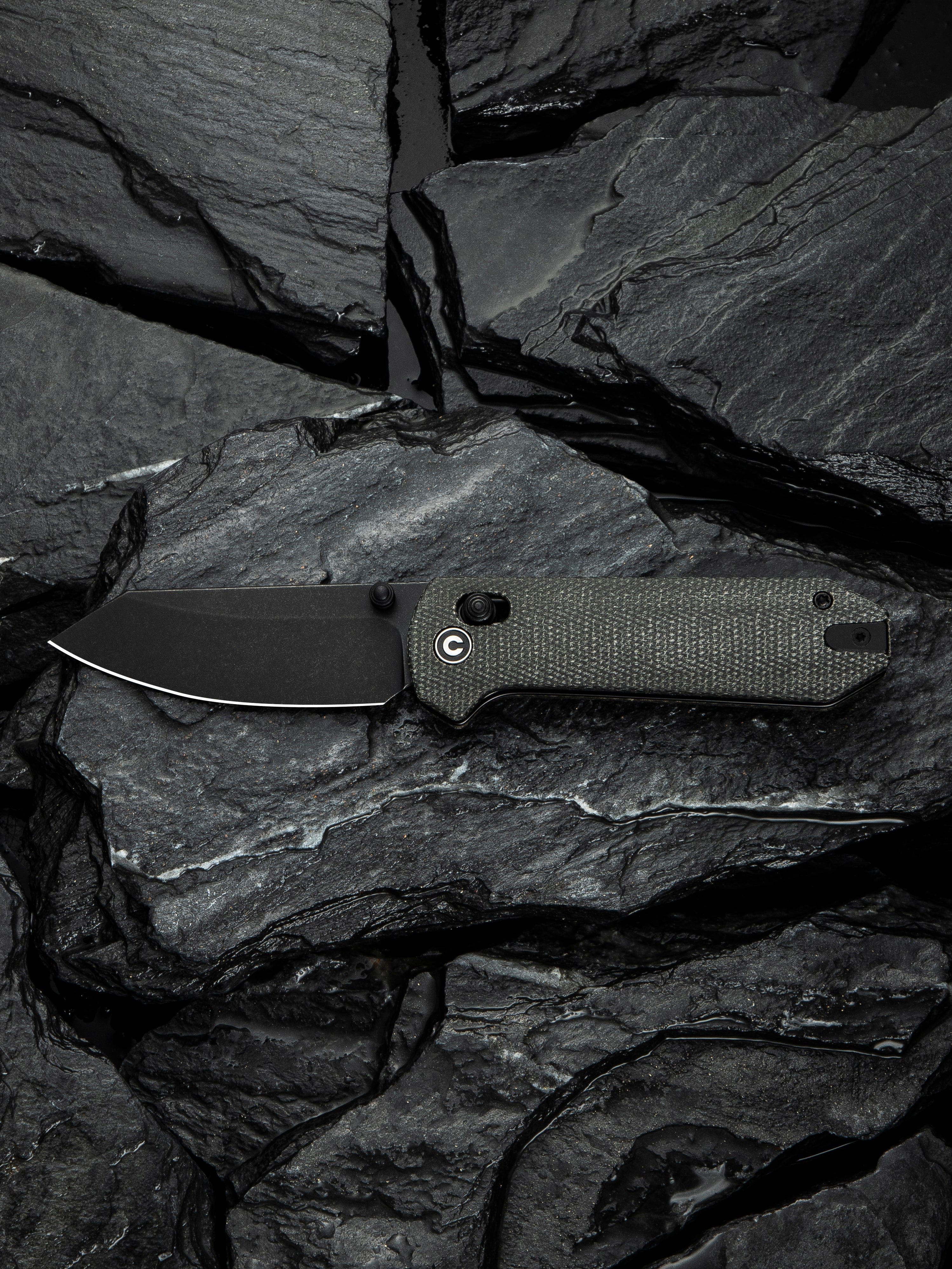 CIVIVI Yonder — Dark Green Canvas Micarta