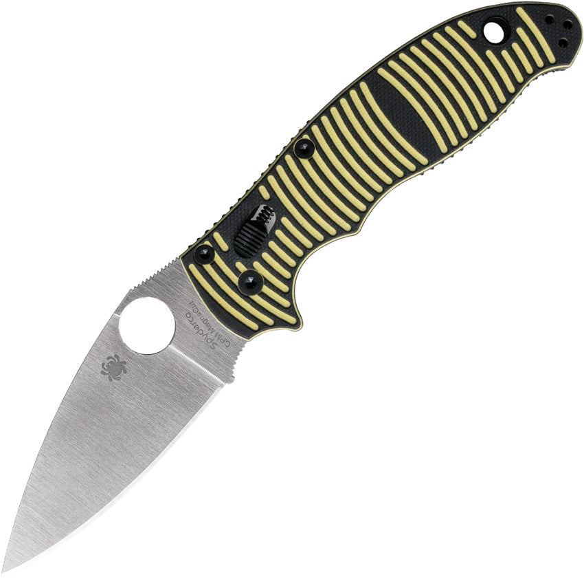 Spyderco Manix 2 Salt with CPM MagnaCut blade and black and yellow G-10