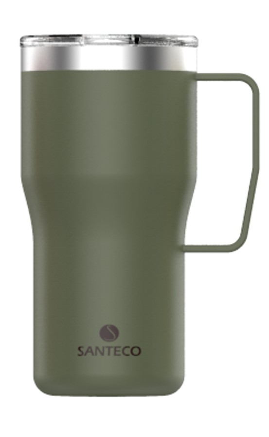 Santeco Nora III 590ml insulated tumbler in bronze green, view 2