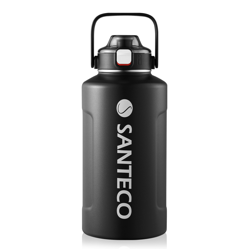 Santeco Erie 1.9L insulated jug Carbon Black