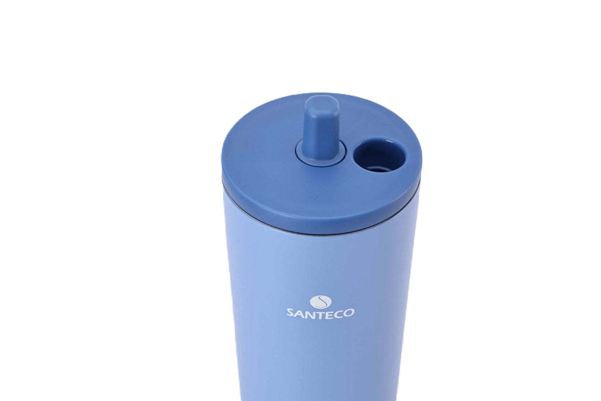 Santeco Escape Pro 750ml insulated tumbler with stainless steel straw, view 2