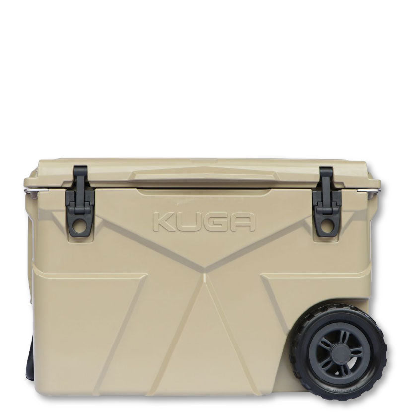 Kuga Africa Edition 50L cooler box in Kalahari Sand, front view