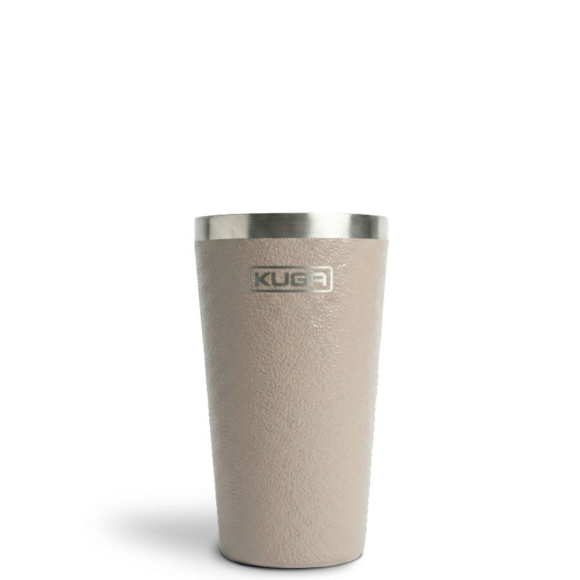 Kuga Stacker 473ml insulated stackable tumbler cup in Sand