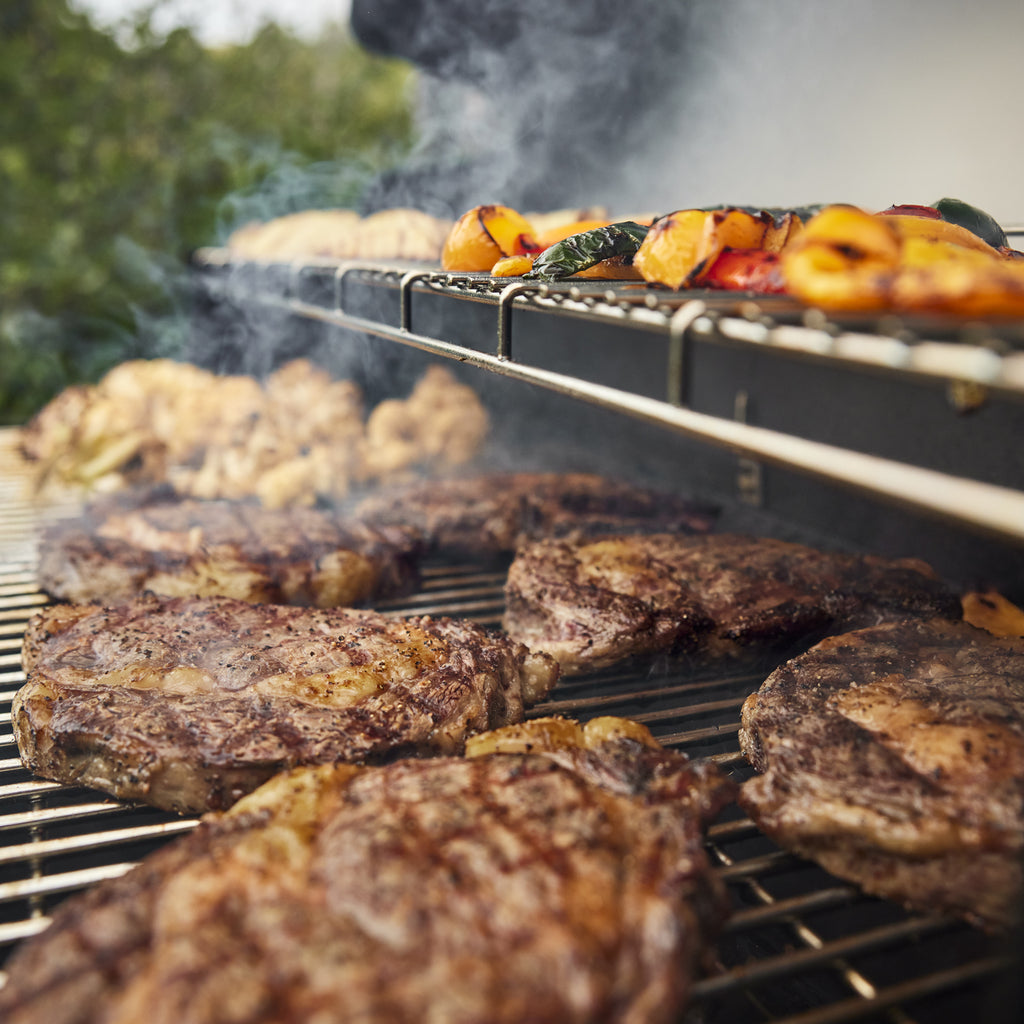 Ribeyes on the Weber Searwood XL