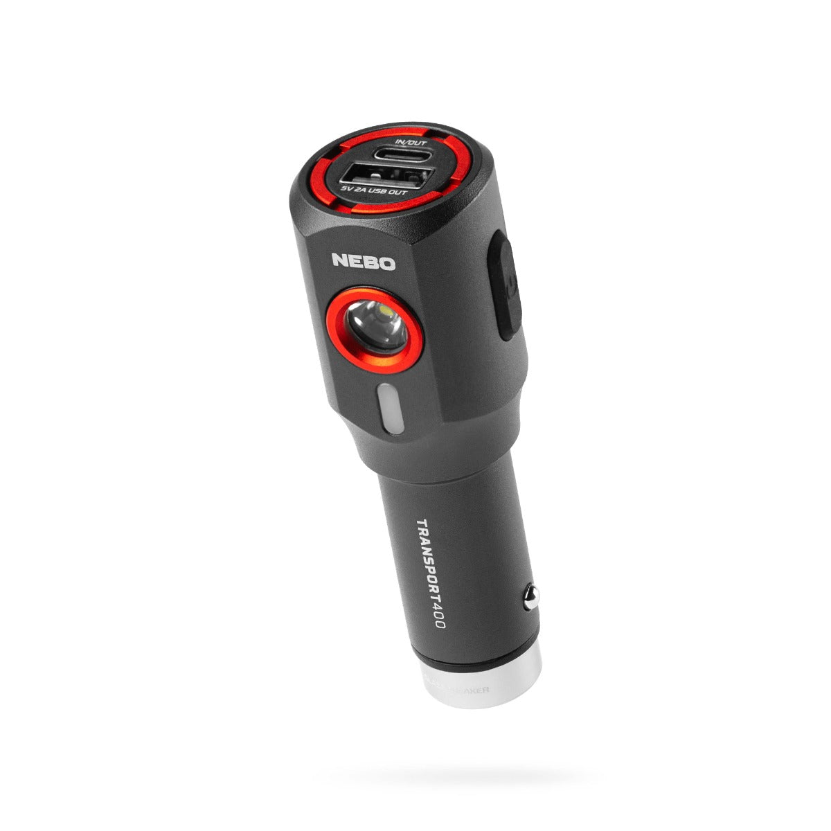 Nebo Transport 400 — 2-in-1 Car Charger & Torch