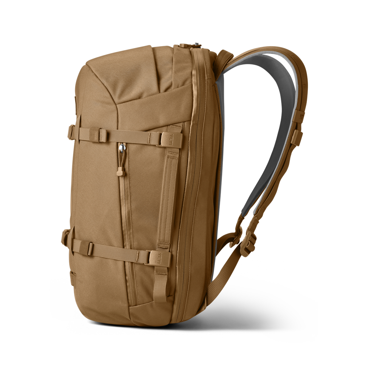 YETI Crossroads 35L Backpack in Alpine Brown, side view