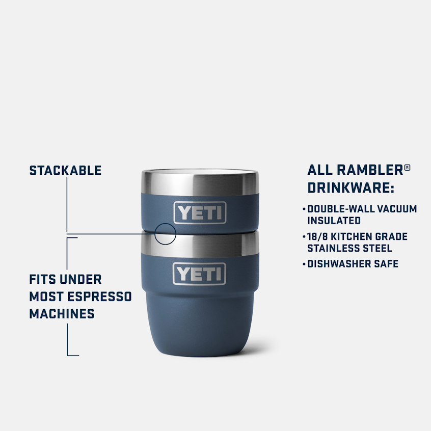 YETI Rambler 4oz Stackable Cups features