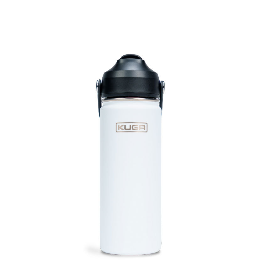 Kuga Outlander 532ml Insulated Stainless Steel Flask in White Lion