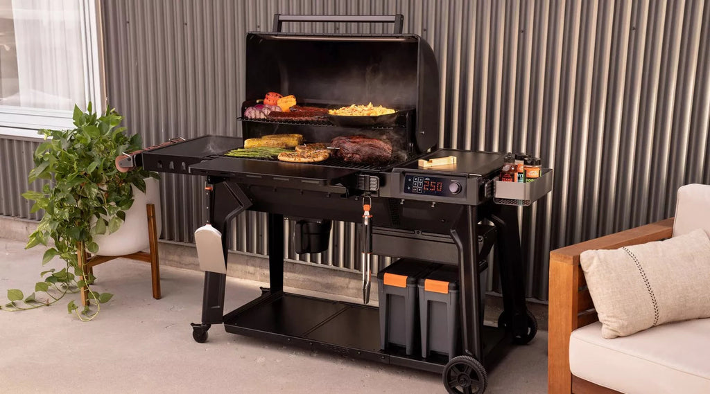 Food cooked on the Traeger Woodridge Pro
