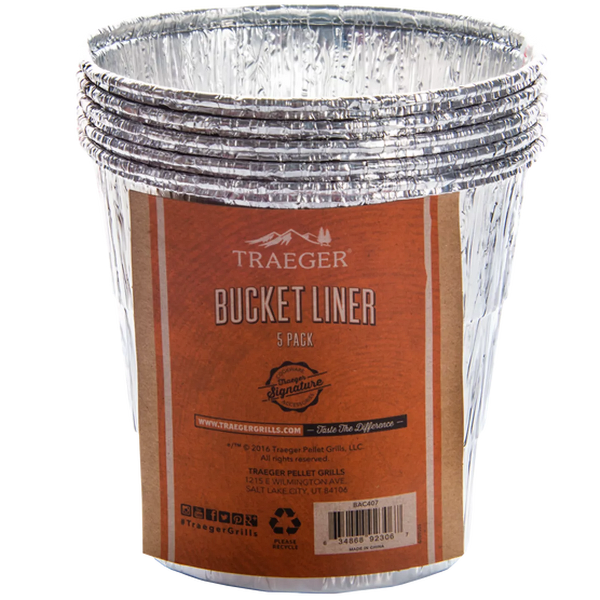Traeger Bucket Liners detail