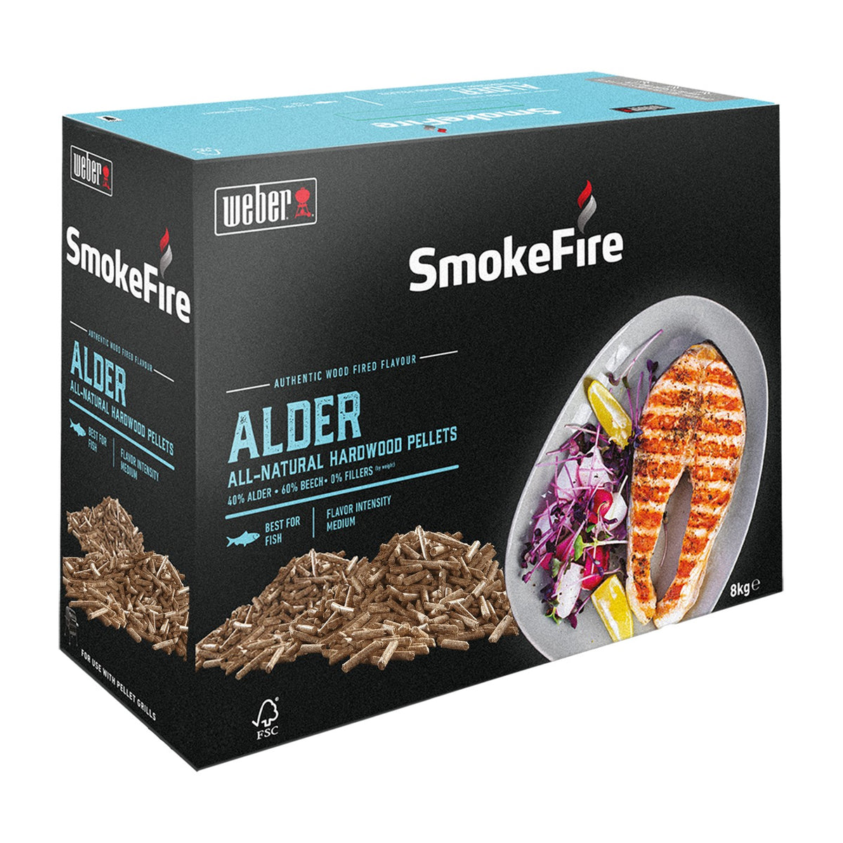 Weber All-Natural Hardwood Pellets 8 kg