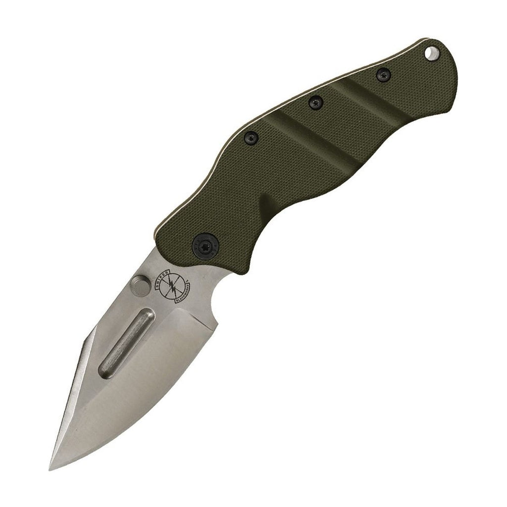 Sniper Bladeworks LPC — Frame Lock, CPM S35VN, OD Green G-10