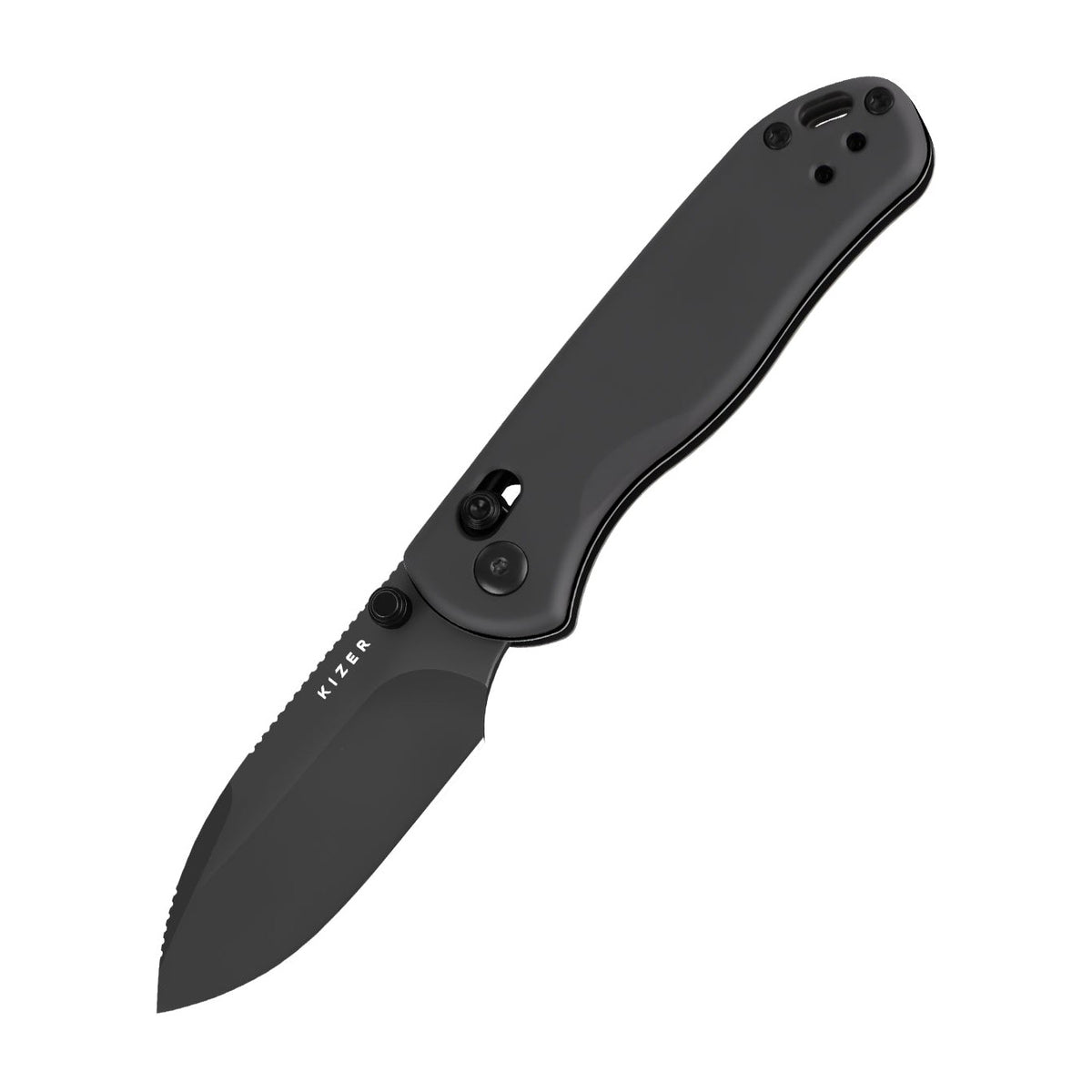 Kizer Drop Bear 2 Nitro-V Gray Aluminium Folding Knife