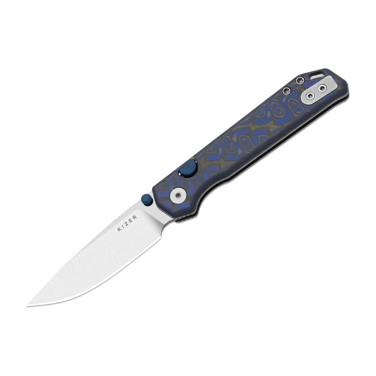 Kizer Begleiter 2.9 BD1N Blue Micarta Folding Knife