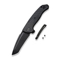 WE Press Check — Black Titanium & G10, Tanto