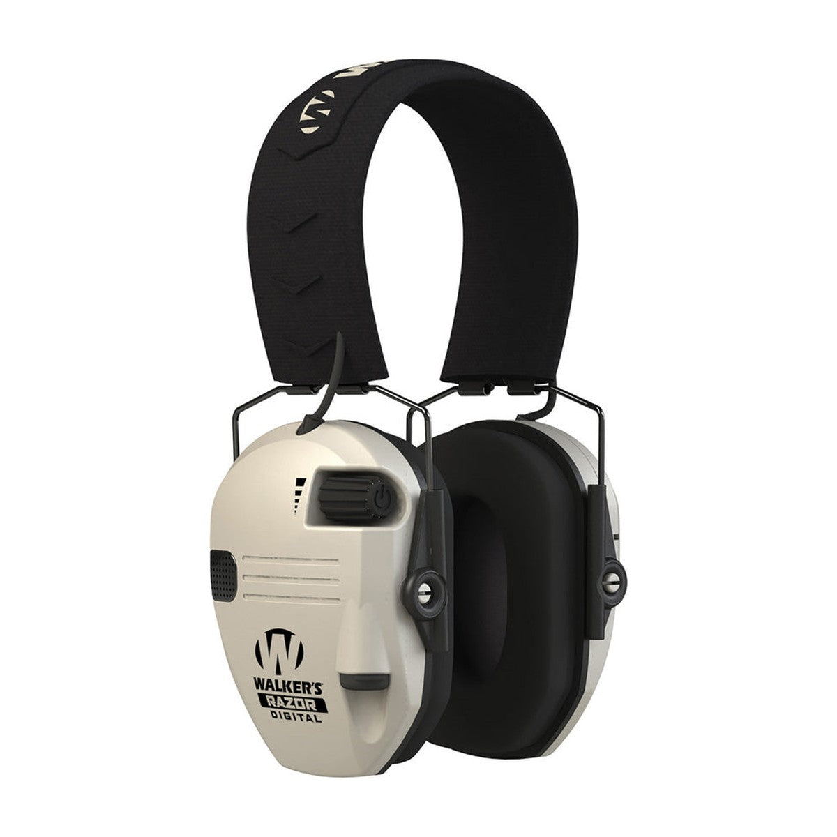 Walker's Digital Razor Electronic Ear Muffs — White