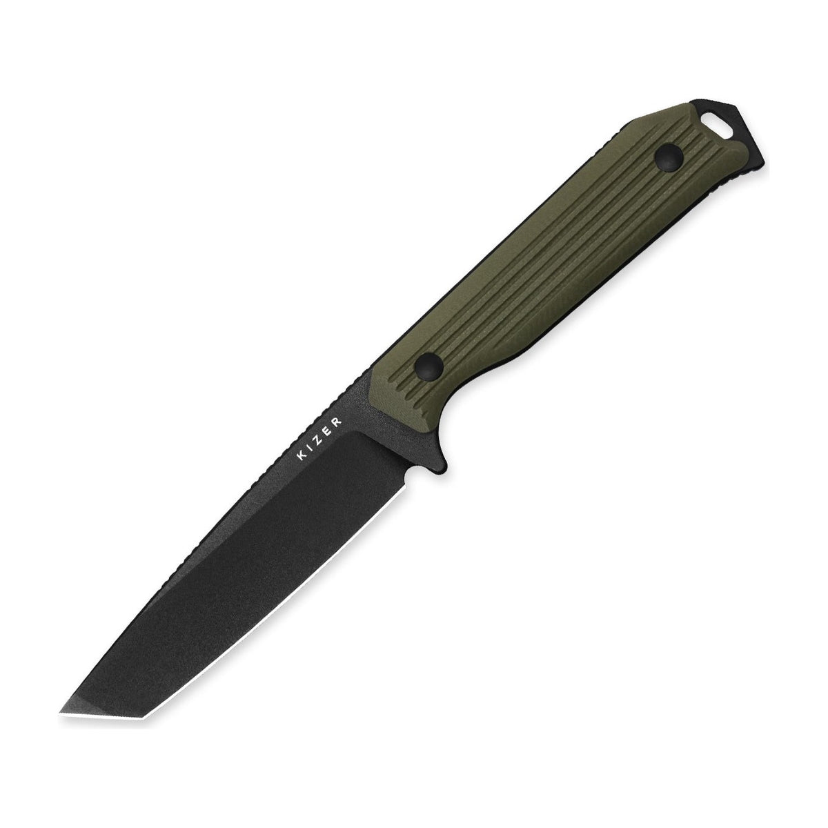 Kizer Begleiter Fix AEB-L Tanto Green G10 Fixed Blade Knife