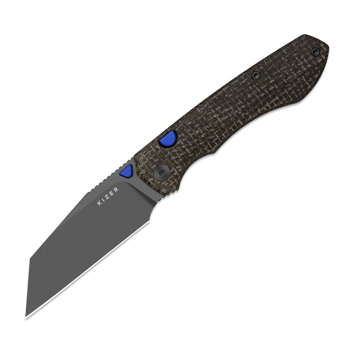 Kizer Wharning N690 Canvas Micarta Wharncliffe Folding Knife