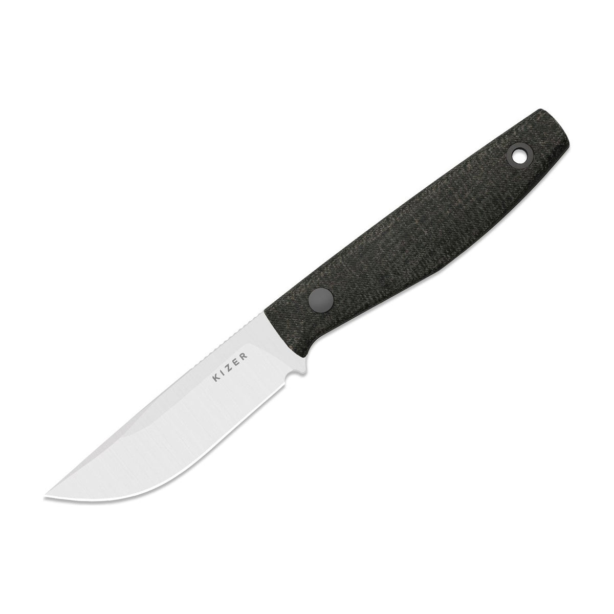 Kizer Dingo AEB-L Black Micarta Fixed Blade Knife