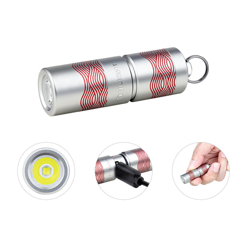 Olight i1R 2 Pro Flow — 180 Lumen Keychain Torch, Gray