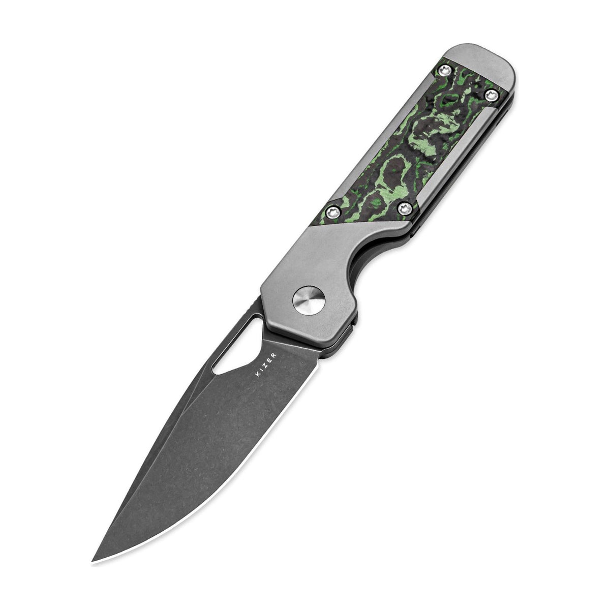 Kizer MiniMilitaw S45VN Titanium Jungle Wear Folding Knife