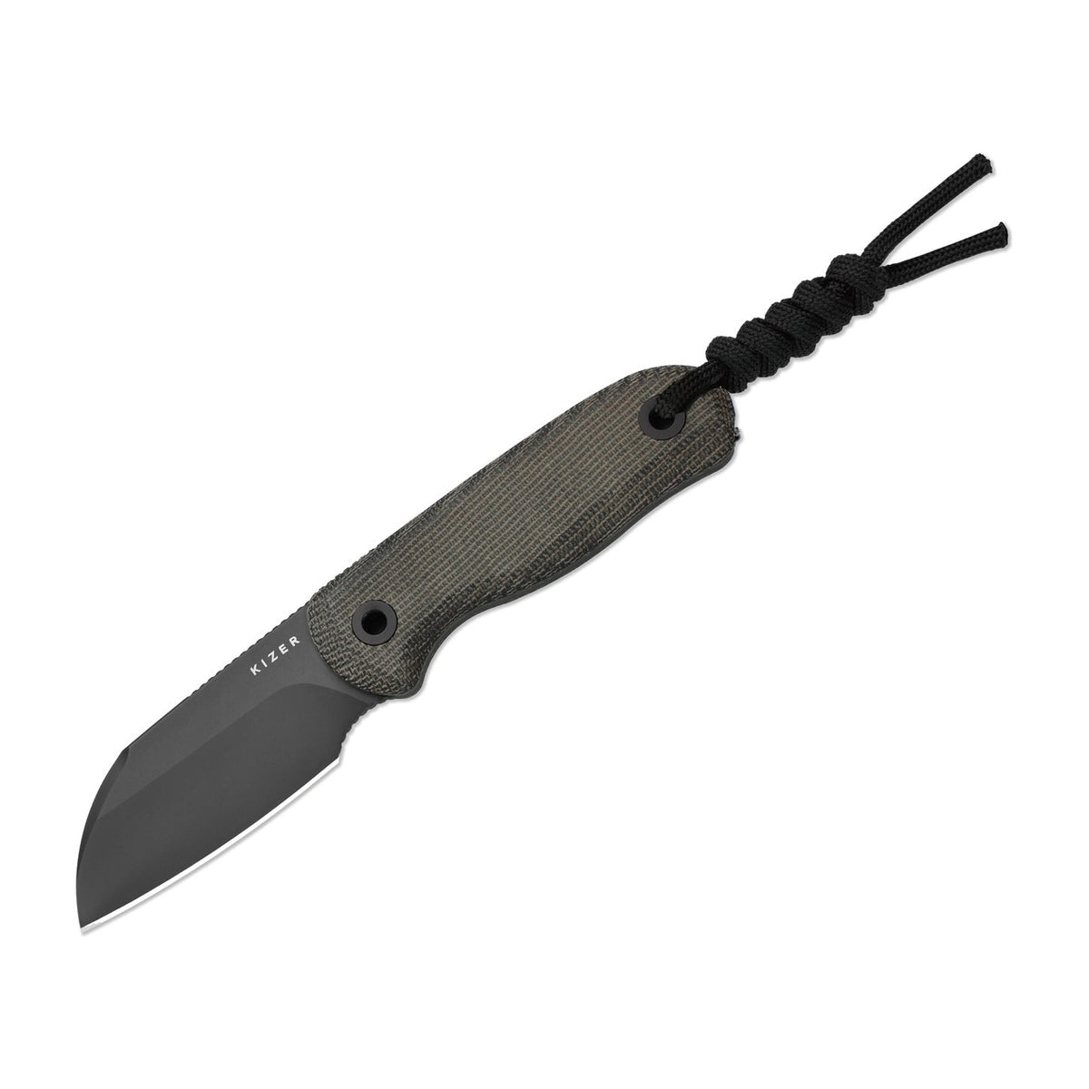 Kizer Drop Bear Fix S45VN Sheepsfoot Fixed Blade Knife