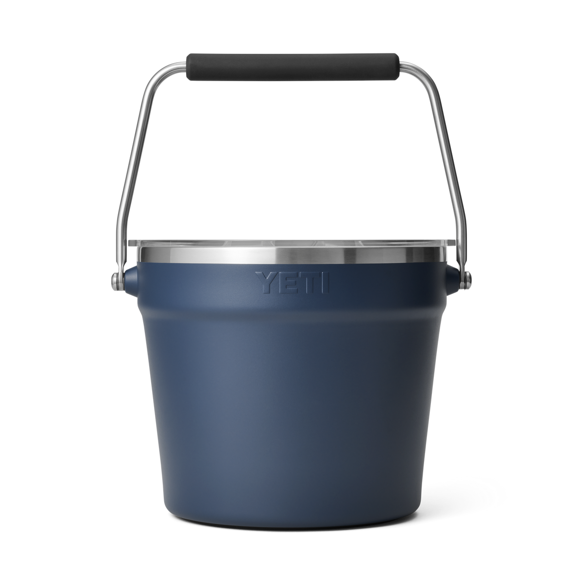 YETI Rambler 7.6L Beverage Bucket in Navy, rear view