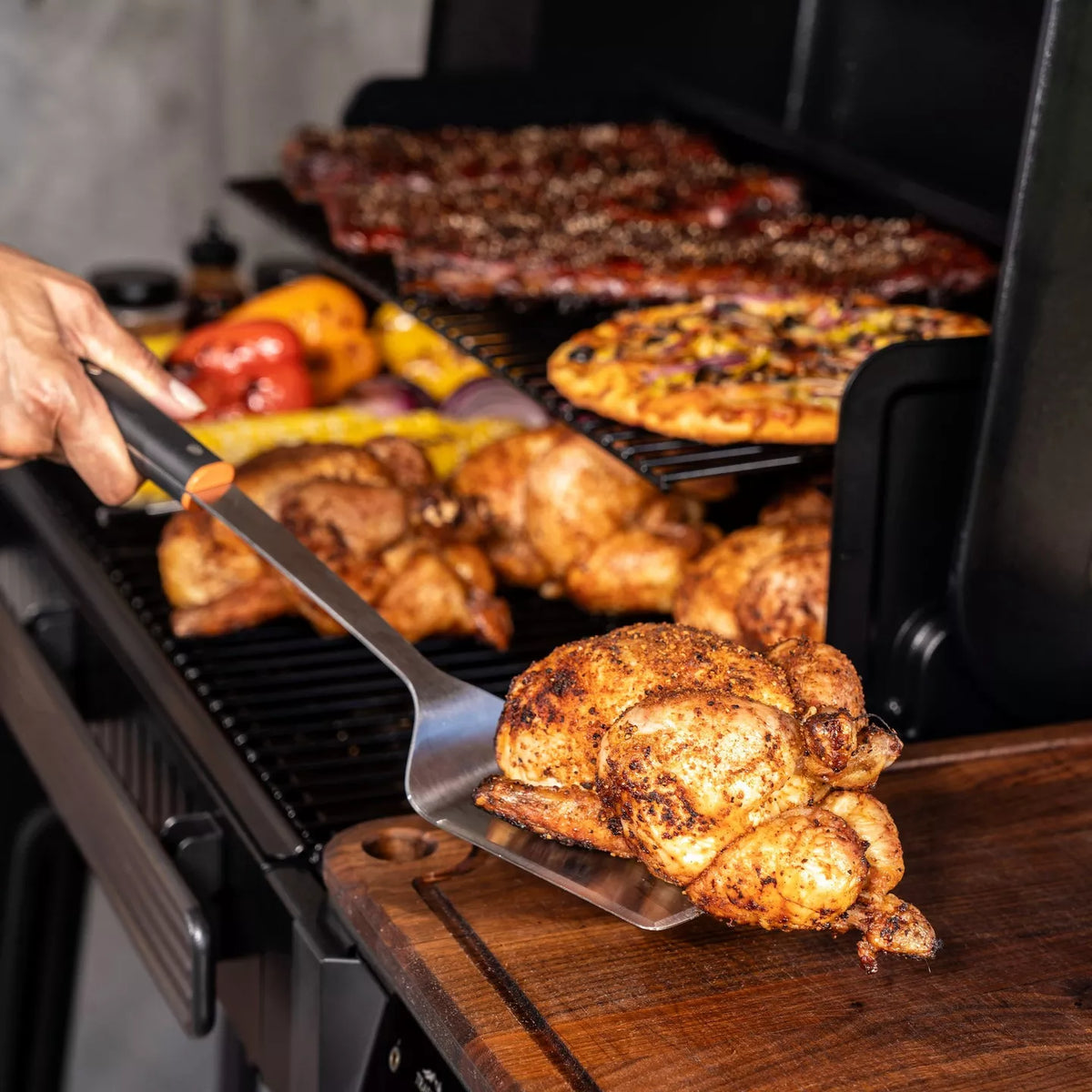 Traeger BBQ Spatula lifestyle