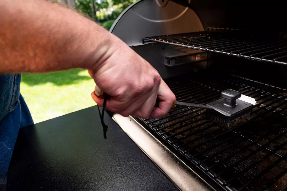 Traeger BBQ Cleaning Brush lifestyle
