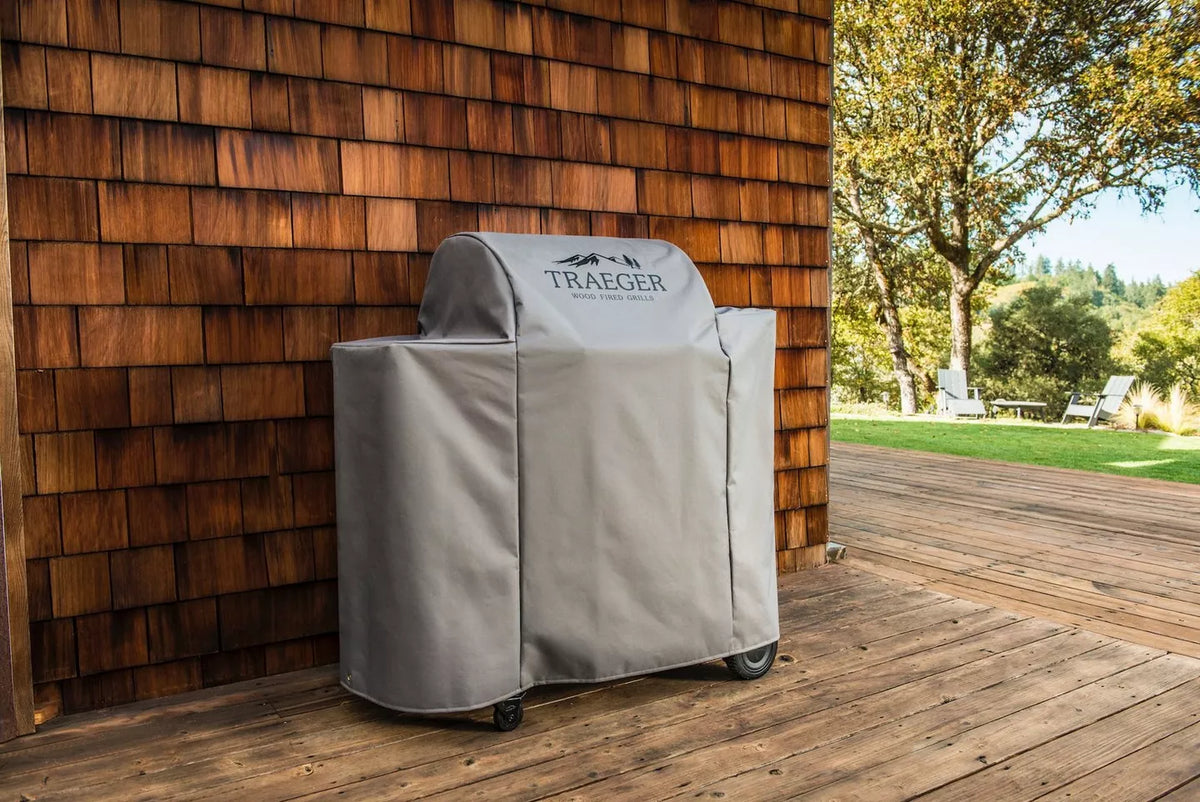 Traeger Ironwood 650 Cover lifestyle