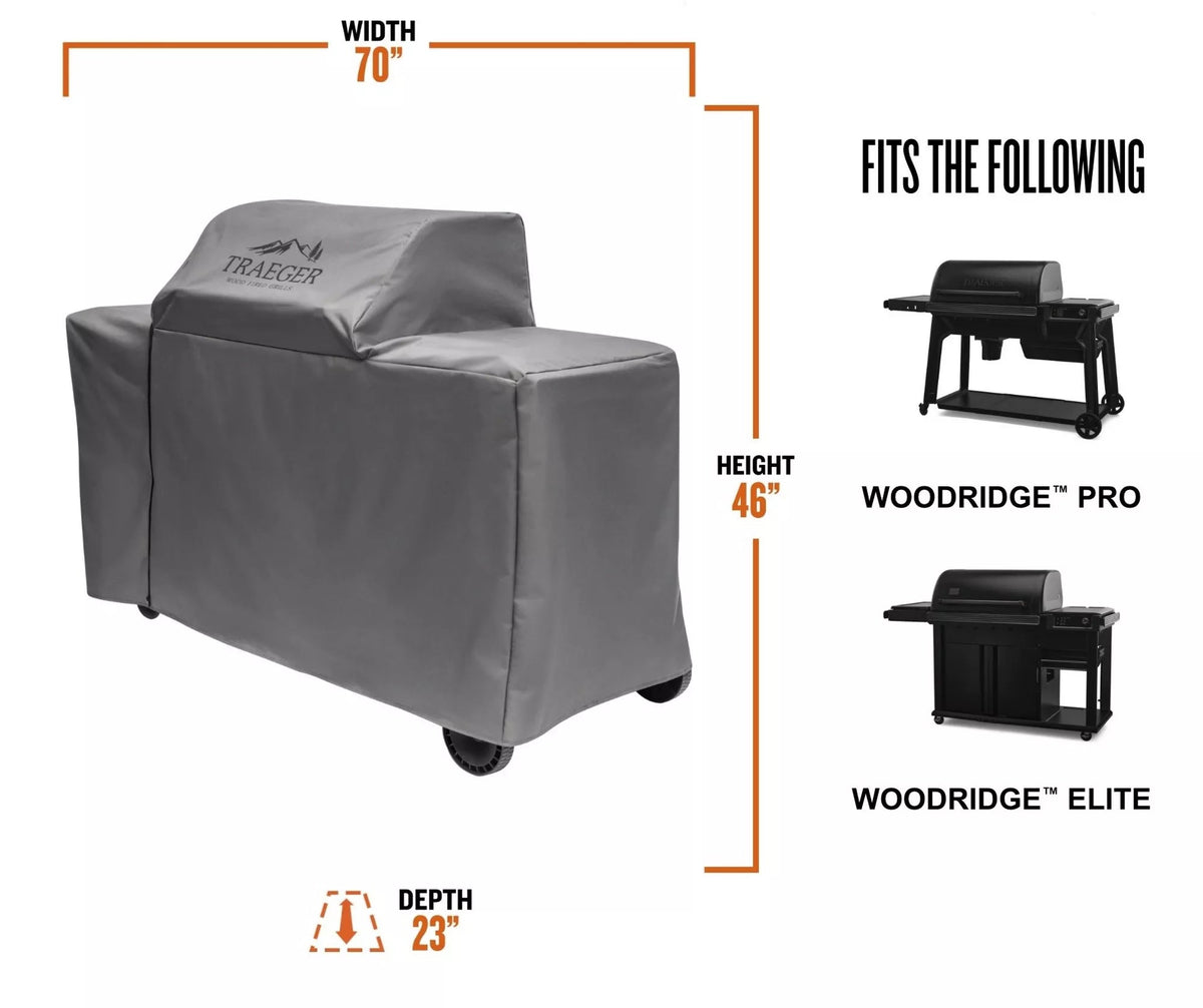 Traeger Woodridge Pro Cover dimensions