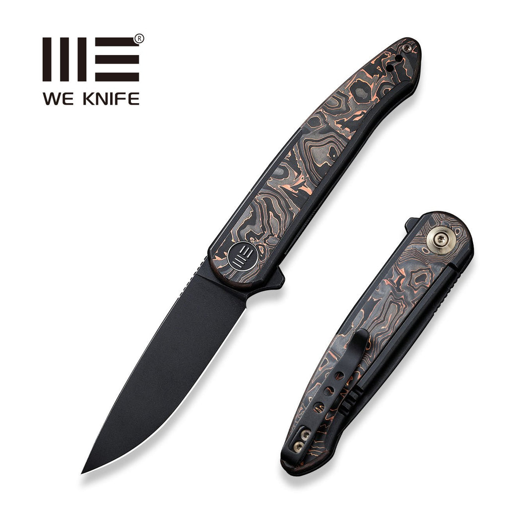 WE Smooth Sentinel — Black Titanium with Copper Foil Carbon Fiber Inlay