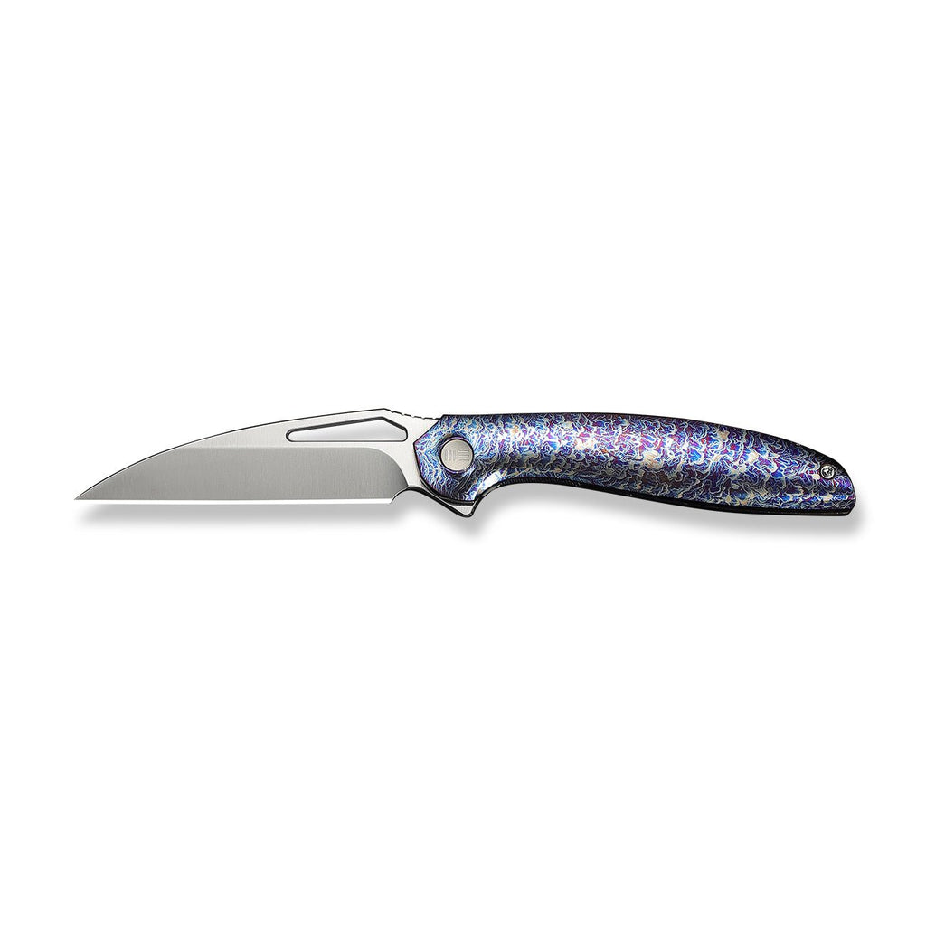 WE Tiercel titanium flipper knife, Flamed Titanium, view 4
