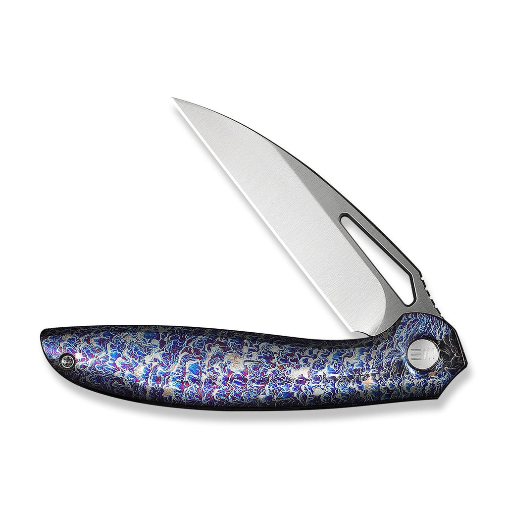 WE Tiercel titanium flipper knife, Flamed Titanium, view 5