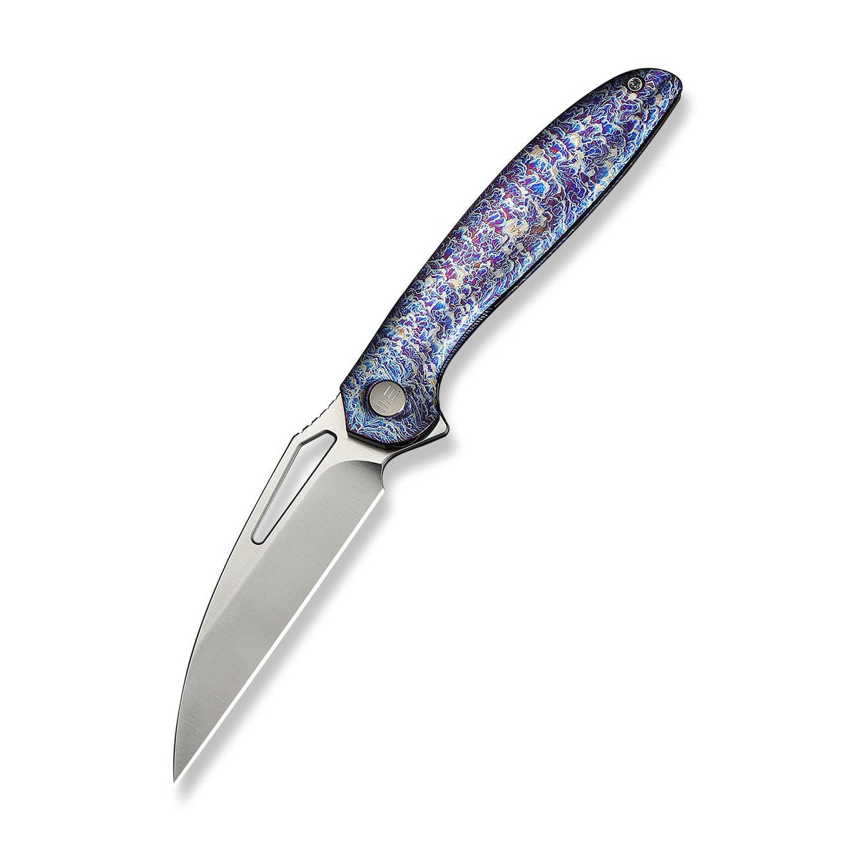 WE Tiercel titanium flipper knife, Flamed Titanium, view 3